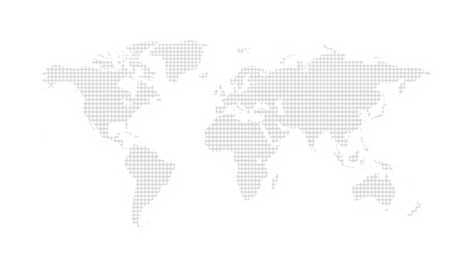 Mapa-múndi com as unidades do Grupo Unimetal